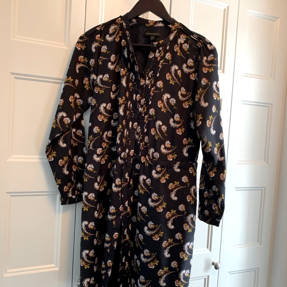 Banana Republic Floral Button-Up Dress